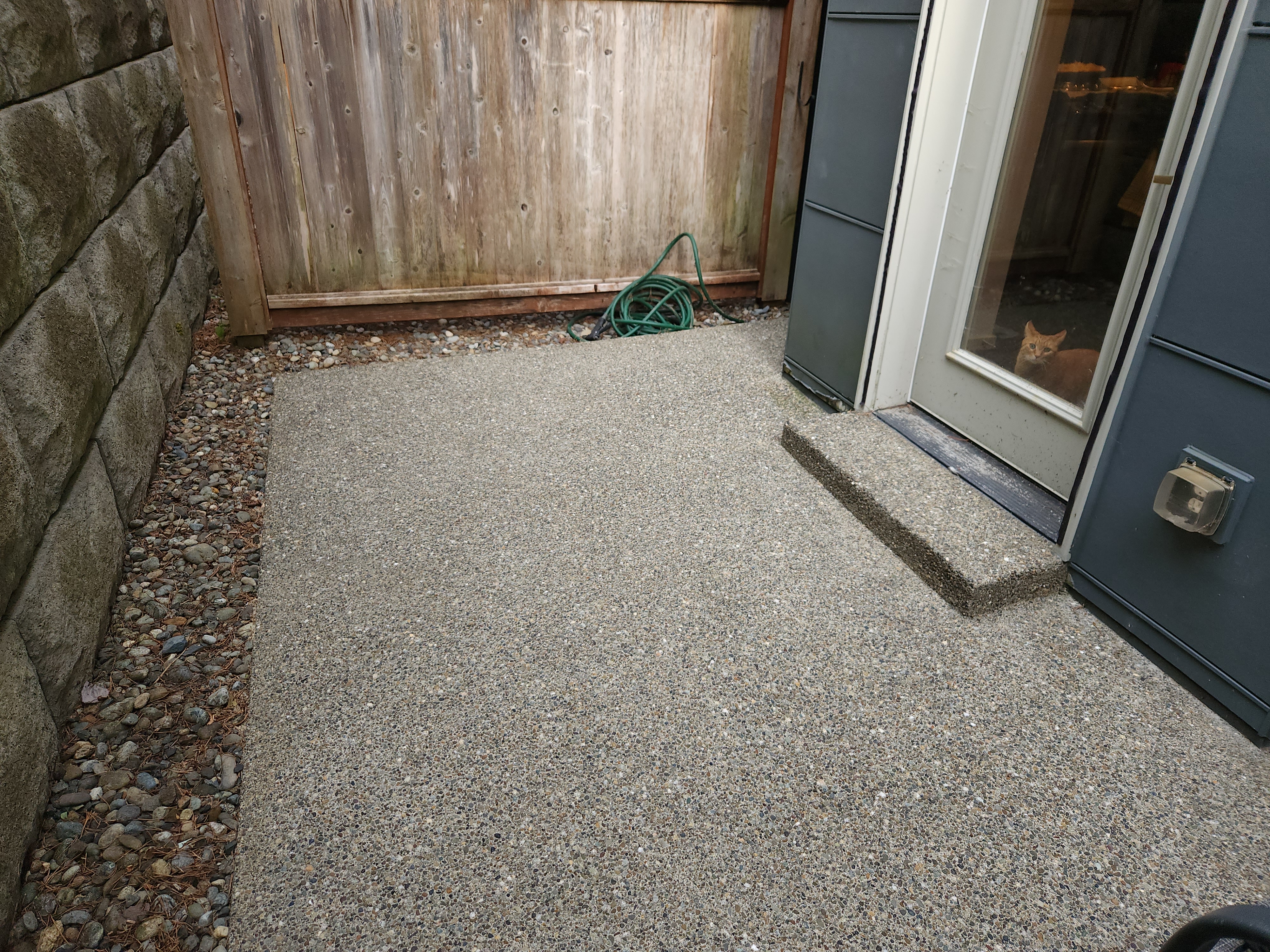 Clean patio